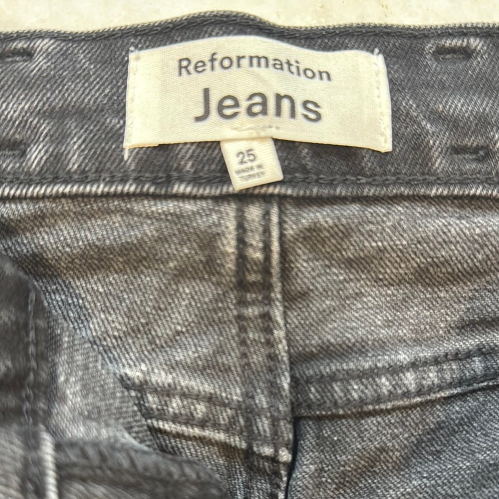 Reformation Gray Vintage Style Jeans